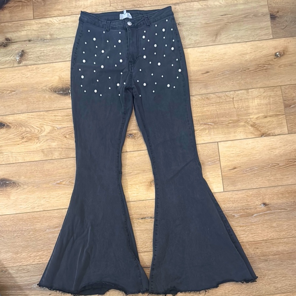 Peach Love Pearl Bellbottoms size M